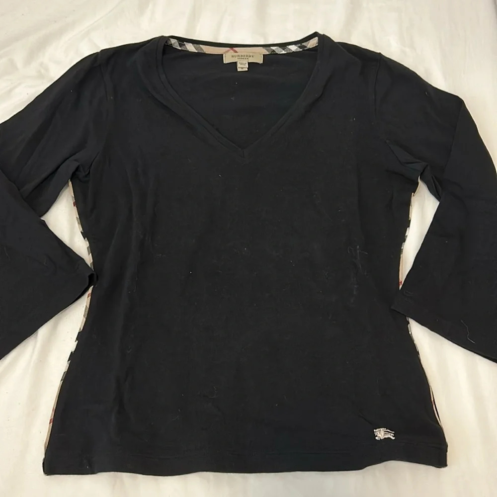 Authentic burberry long sleeve shirt